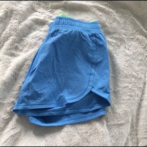 NEVER WORN Girls Light Blue Ivivva Shorts//SIZE 12